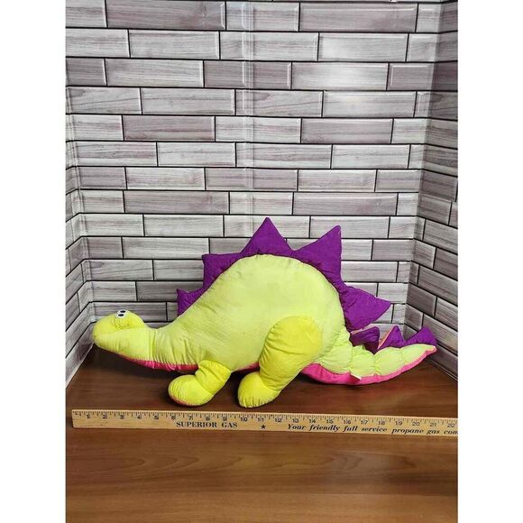Retro 1992  Nylon Neon Dinosaur #A62 - Picture 3 of 9